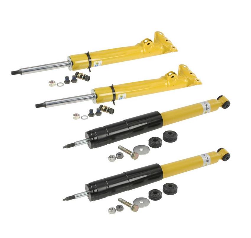 Mercedes Suspension Strut and Shock Absorber Assembly Kit - Front and Rear (B8 Performance Plus) - Bilstein 3086794KIT